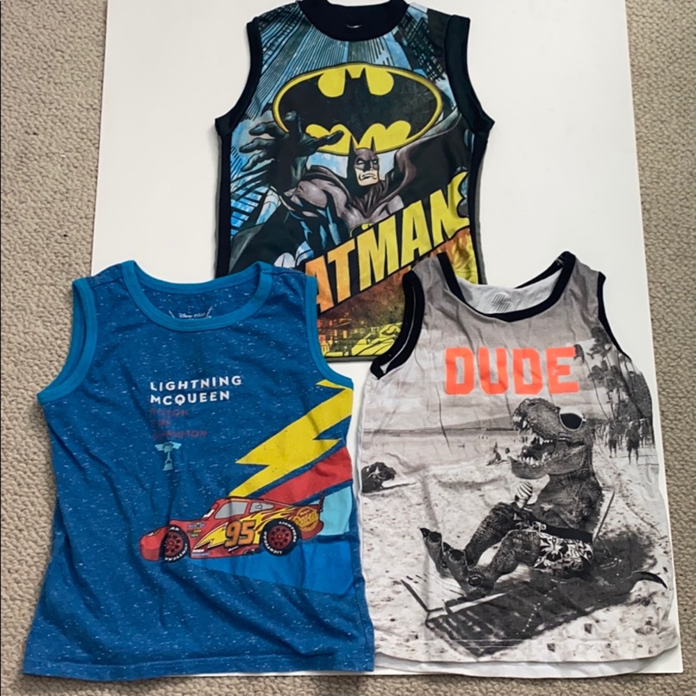 3 pack of boys tank tops